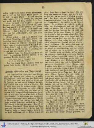 Deutsche Gedanken am Jahresschluß.