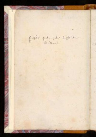 Eintrag von der Hand G. Hamburgs (1856): Enthält siebenzehn beschriebene Blätter