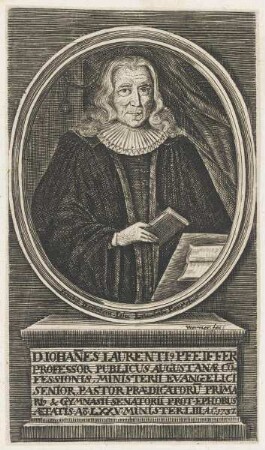 Bildnis des Iohannes Laurentius Pfeiffer