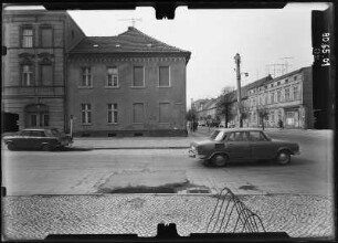 Neuruppin, Wichmannstraße. Wohnhäuser. Straßenansicht