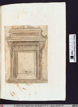 Kamin (angeblich aus dem Palazzo Farnese).