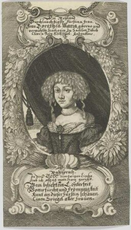 Bildnis der Dorothea Maria, Herzogin zu Sachsen, Jülich, Cleve und Berg