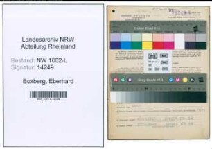 Entnazifizierung Eberhard Boxberg , geb. 28.03.1901 (Arbeiter)