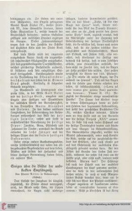21: Einiges über die Bilder der unbefleckten Empfängniß, [3]
