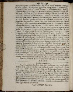 Errata extantiora.