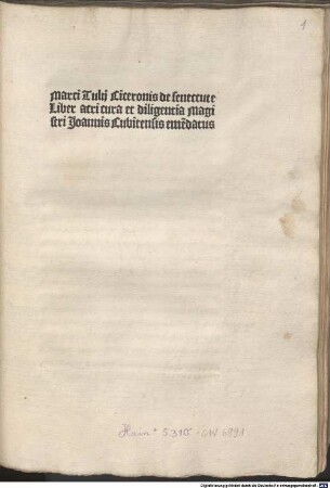 Cato maior de senectute