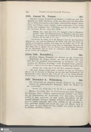 267. 1545, August 24. Torgau