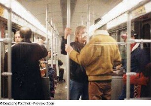 In einer U-Bahn