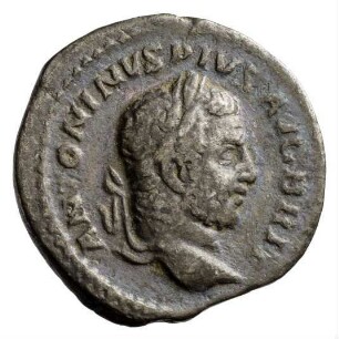 Münze, Denar, 211 n. Chr.