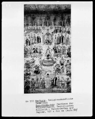 Huo-chien-sun: Pantheon der Volksreligion, taoistisches Rollbild
