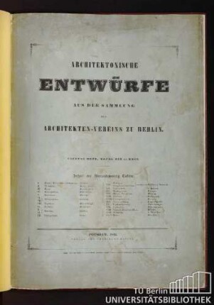 Inhalt der vierundzwanzig Tafeln.