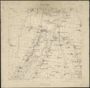 Äquidistantenkarte 41 : Section Pegau, 1880 : Section Pegau. - 1:25000. - Leipzig: Giesecke & Devrient, 1880. - 1 Kt.
