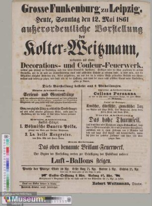 Außerordentliche Vorstellung