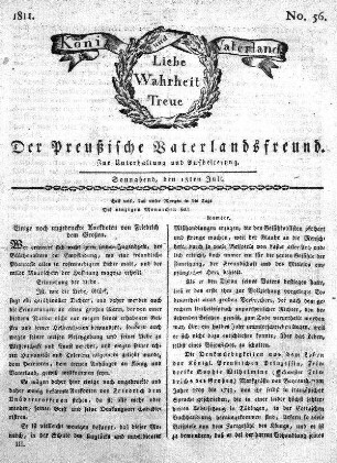 No. 56., vom 13ten Juli