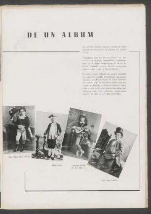 De un álbum : [Fotografías de] Juan Carlos Blanco Acevedo [y] Elzeario Bois [y] Alejandro Zorlla de San Martin [y] Juan Carlos Vidiella