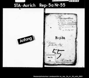 Kuratel der Kinder von Heyden anläßlich der Aufhebung des Familienfideikommisses