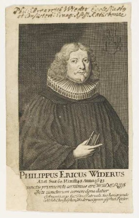 Bildnis des Philippus Ericus Widerus