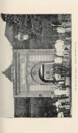 The old city walls, Manila. Gateway restored in 1861