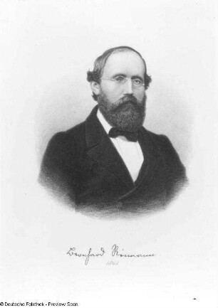 Bernhard Riemann : Bernhard Riemann. Stich. 1863