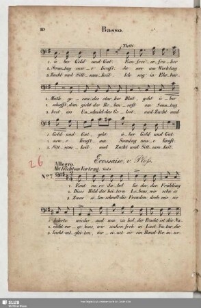 No. 7 Ecossaise: Eint eure Jubellieder