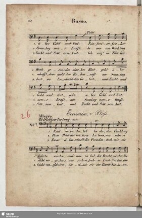 No. 7 Ecossaise: Eint eure Jubellieder