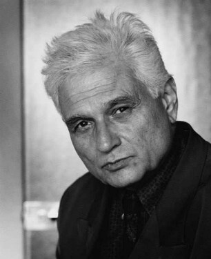 Jacques Derrida (1930-2004; französicher Philosoph). Paris, 1991