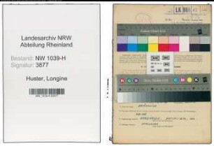 Entnazifizierung Longine Huster , geb. 30.01.1918 ()