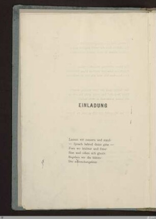 Einladung : [SW II: h2(Hymnen)]; [SW II, S. 12-13/101-102]