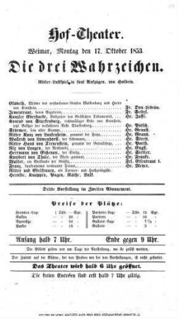 Die drei Wahrzeichen