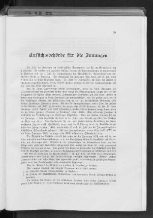 Aufsichtsbehörde für die Innungen