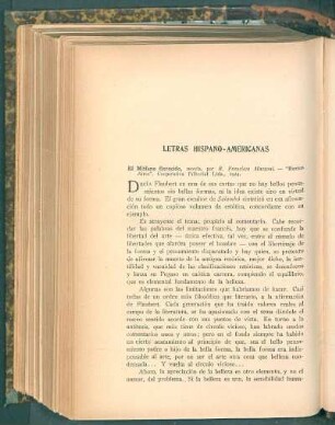 Letras hispano-americanas