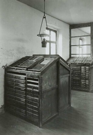 Druckpresse, ehem. Iskra-Gedenkstätte, heute: Stadtgeschichtl. Museum Leipzig