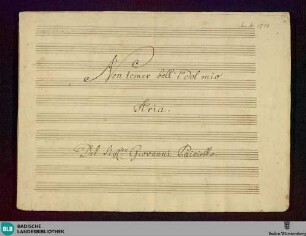 Il Demofoonte. Excerpts - Don Mus.Ms. 1514 : S, orch; RobP 1.45/13