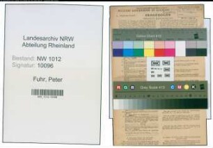 Entnazifizierung Peter Fuhr , geb. 22.08.1911 (Sattler)
