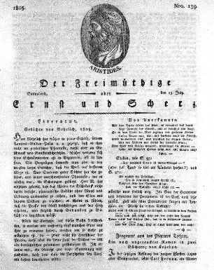 Nro. 139, Sonnabend den 13. July