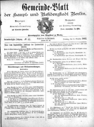 1892,42: No. 42, 16. Oktober 1892
