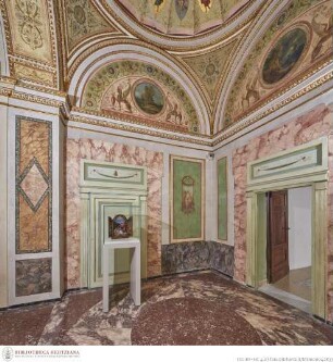 Palazzo Barberini, Piano nobile, Salon mit Kuppel