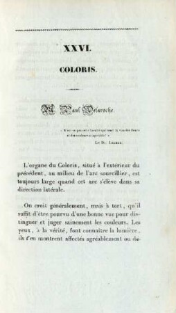 XXVI. Coloris. M. Paul Delaroche