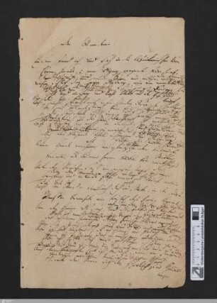 Der Wanderer : Abschrift der Horen-Fassung mit Varianten zur 2. Fassung sowie die 1. Fassung (H3) [StA 1,206/512] und die 2. Fassung (H3) [StA 2,80/564]