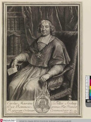 [Le Tellier (Charles-Maurice), archevêque de Reims; Der Erzbischof Charles-Maurice le Tellier]