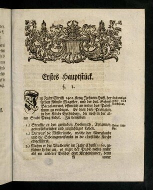 1-24, Erstes Hauptstueck