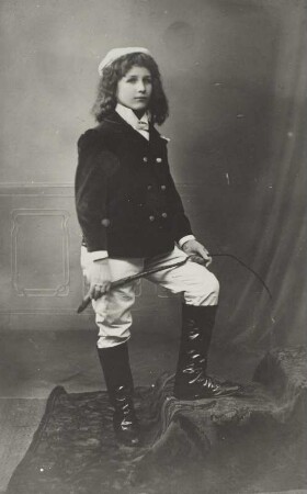 Hilde Lange als Cedric Errol in "Der kleine Lord" nach Frances Eliza Burnett. Zeitz: Landestheater Altenburg, 24.02.1911