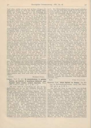 372-377 [Rezension] Kawerau, Gustav, Johann Agricola von Eisleben