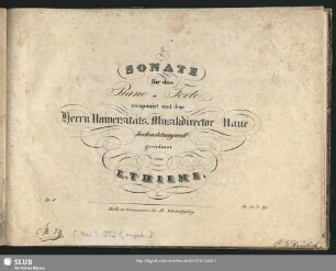 Sonate für das Piano-Forte