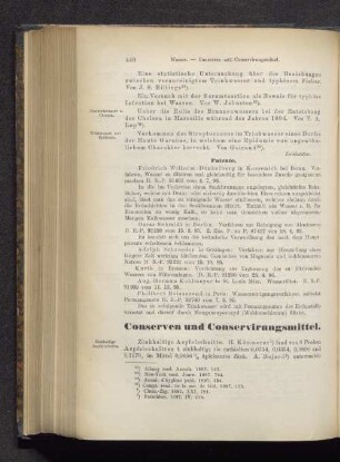 Conserven und Conservirungsmittel