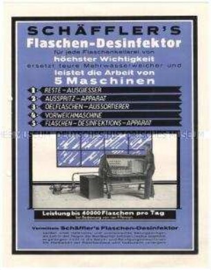 Flaschen-Desinfektionsanlage