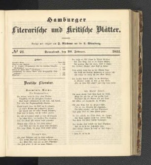 Nummer 24. Sonnabend, den 24. Februar