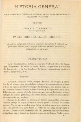 Parte primera - Libro primero. Su orígen, antigüedad, nombres y situación. ...