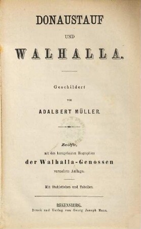 Donaustauf und Walhalla