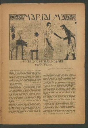 Marialma : Ilustró Peña Plata.